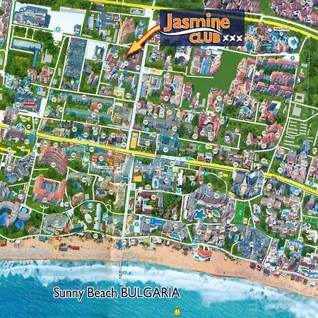 Studio In Club Jasmine For 3 Guests & Free Parking 阳光海滩